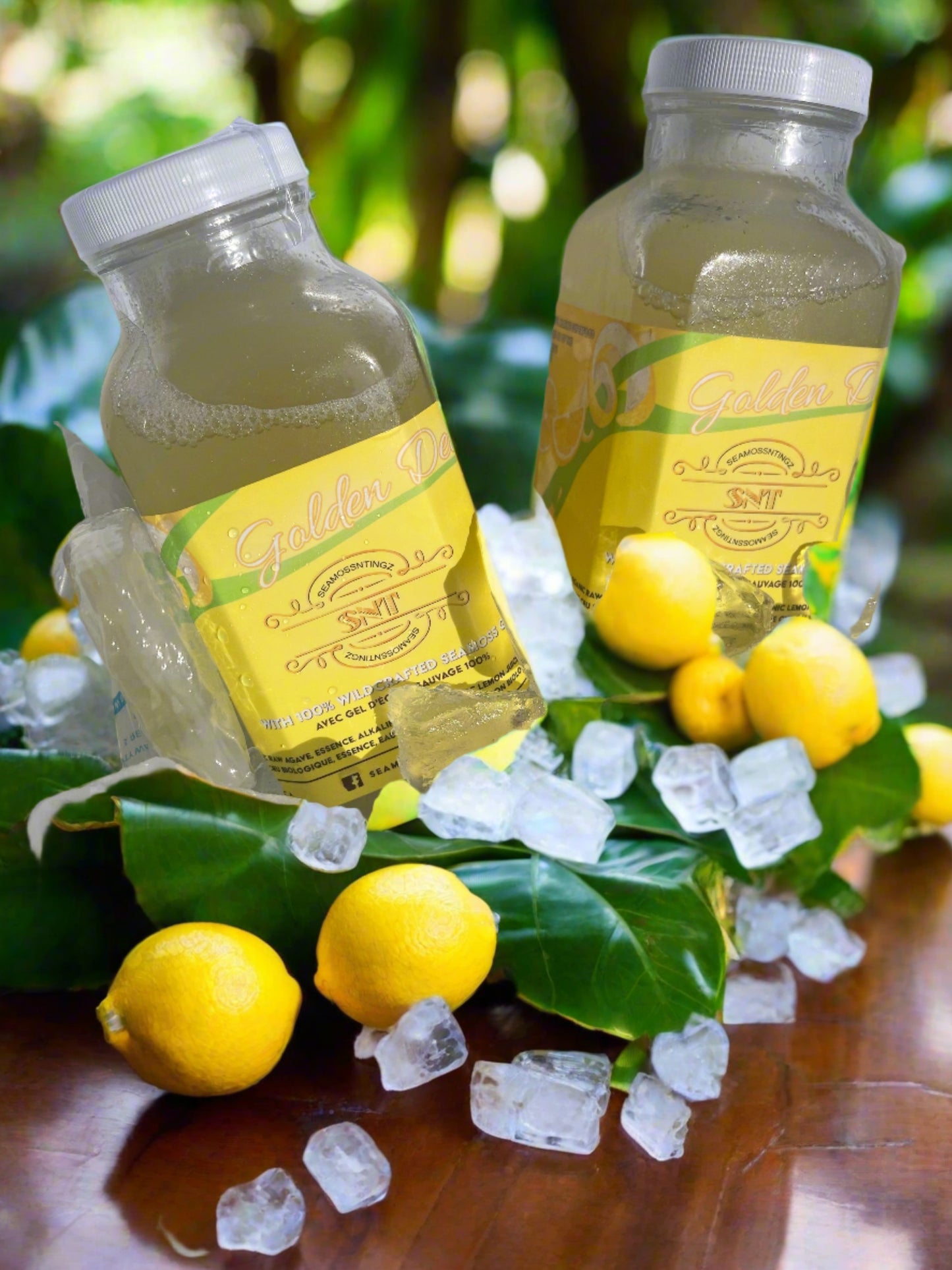 12 Pack of Golden Delight Sea Moss Lemonade