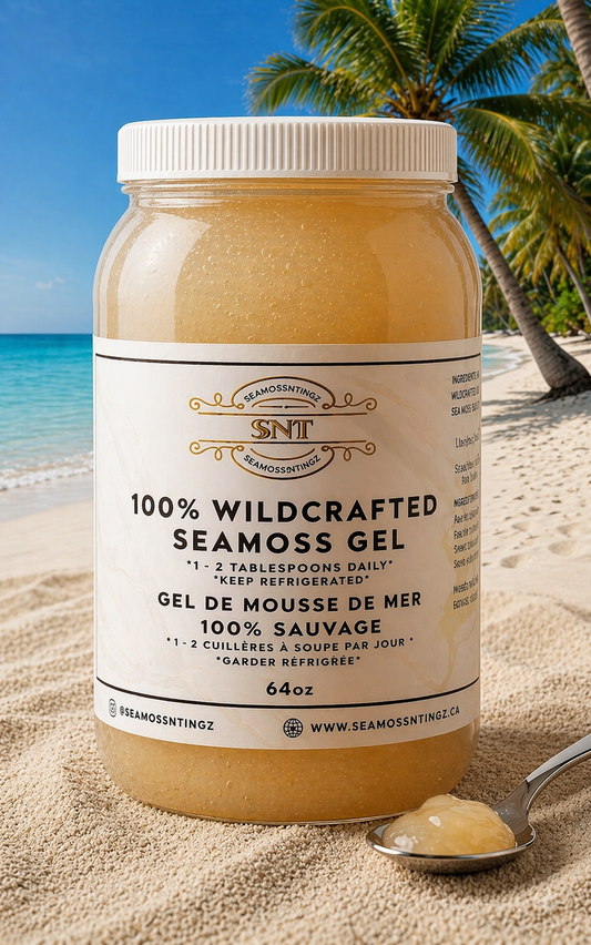 Wildcrafted Gold Sea Moss Gel (64oz)