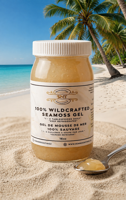 Wildcrafted Gold Sea Moss Gel (16oz)