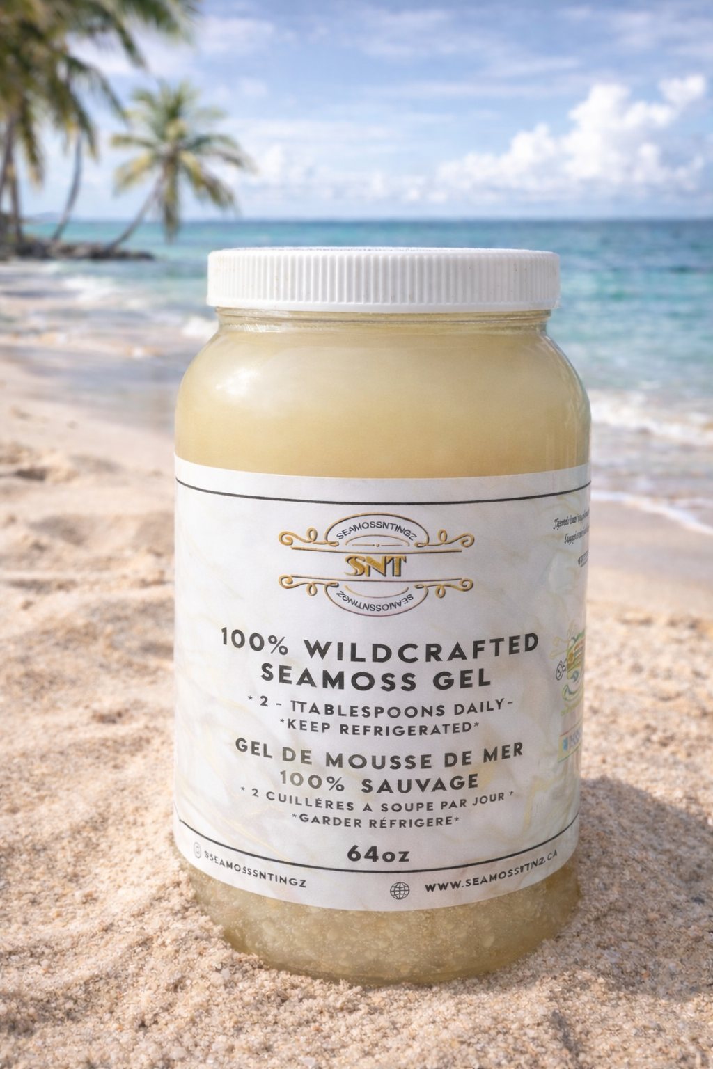Wildcrafted Gold Sea Moss Gel (64oz)