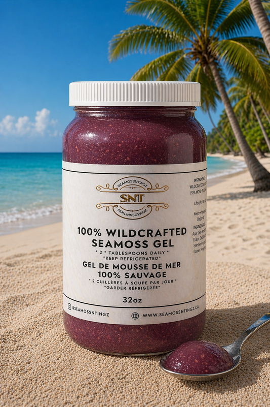 Wildcrafted Purple Sea Moss Gel (32oz)