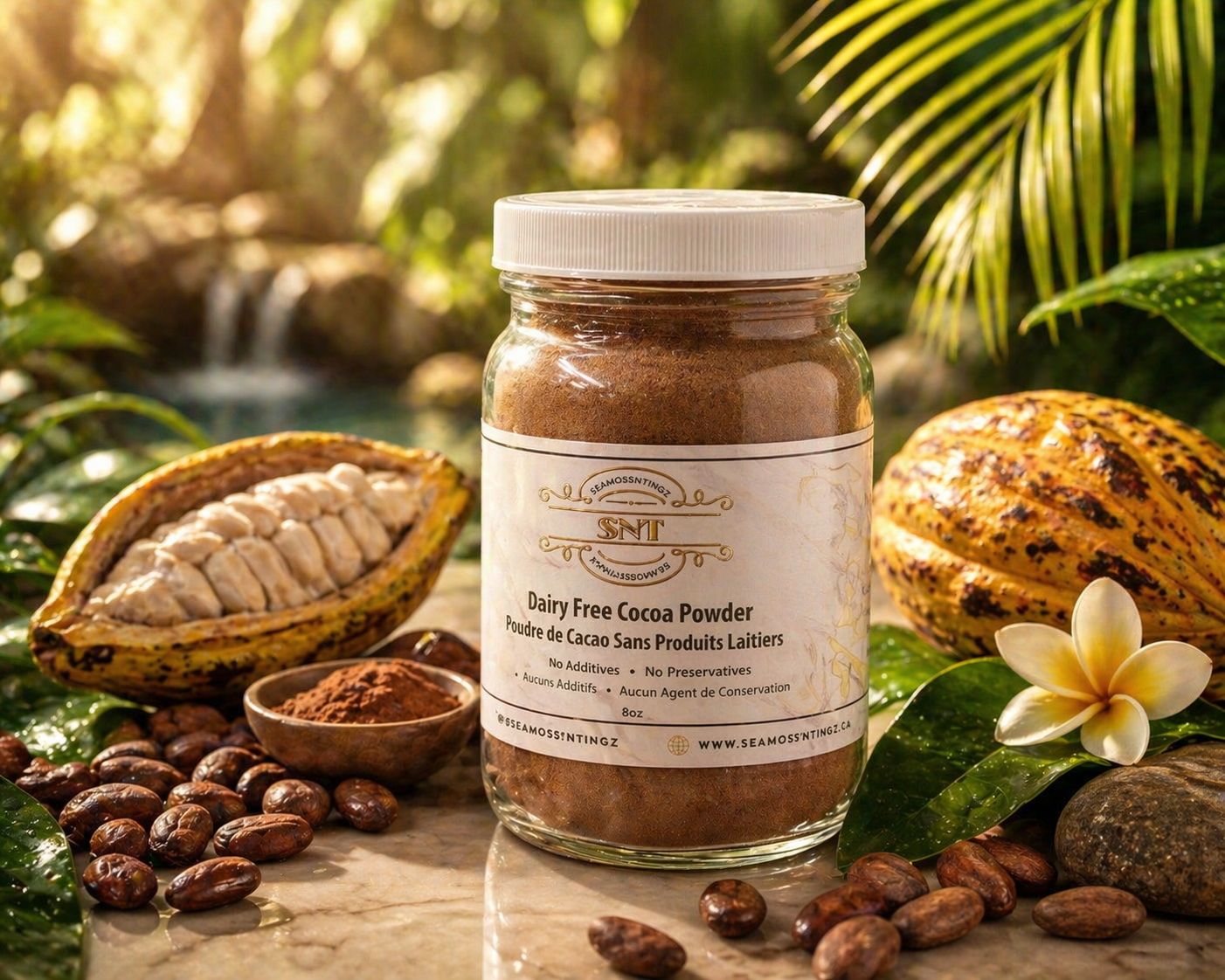 Premium Raw Cocoa Powder (8oz) | Dairy-Free | Non-GMO | Ethically Sourced