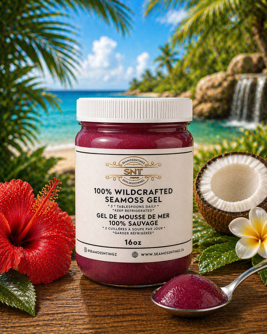 Wildcrafted Purple Sea Moss Gel