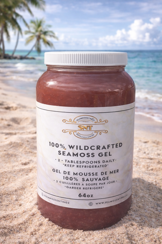 64oz Wildcrafted Purple Sea Moss Gel