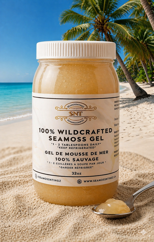Wildcrafted Gold Sea Moss Gel (32oz)