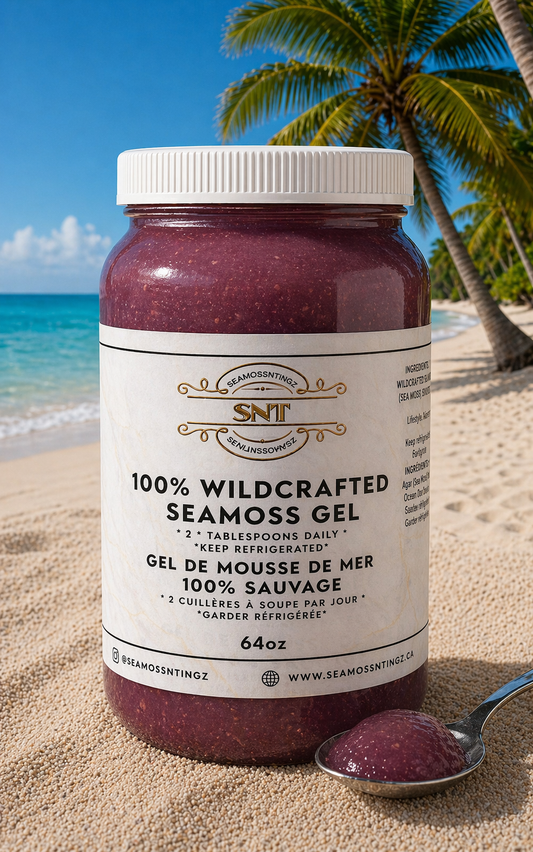 Wildcrafted Purple Sea Moss Gel (64oz)