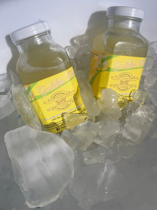 6 Pack of Golden Delight Sea Moss Lemonade